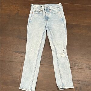 Cap vintage slim mid rise, blue jeans